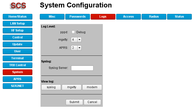 System Logs