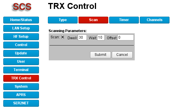 TRX Ctrl Scan